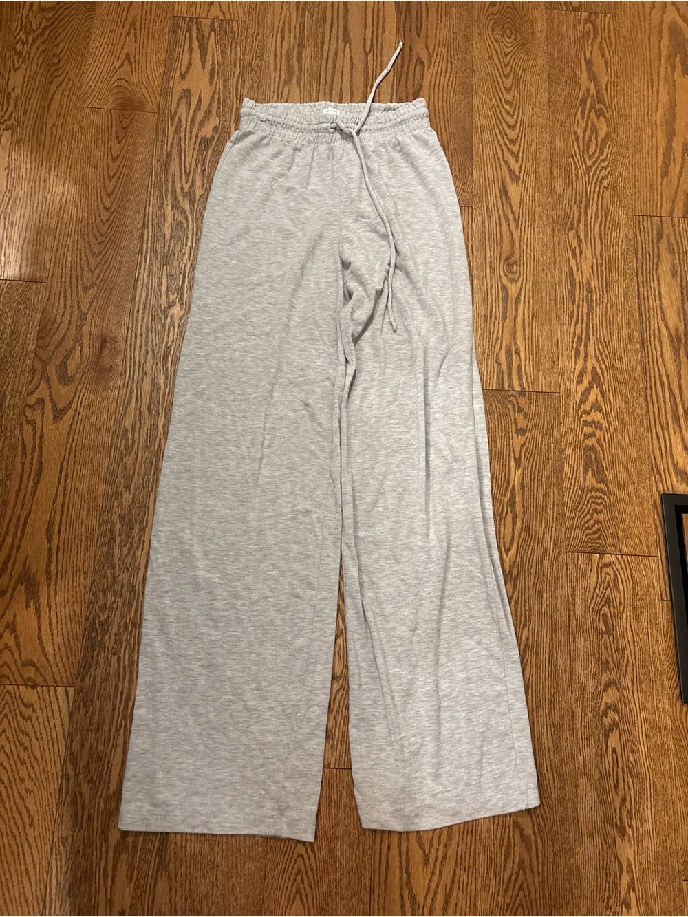 Wilfred Light Gray Wide-Leg Lounge Pants